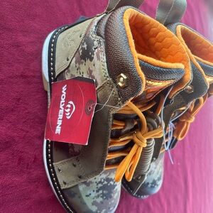 Wolverine 6M Camouflage Boots - Orange and Brown BRAND NEW!!!